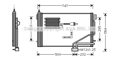 AVA QUALITY COOLING kondensatorius, oro kondicionierius MSA5298D